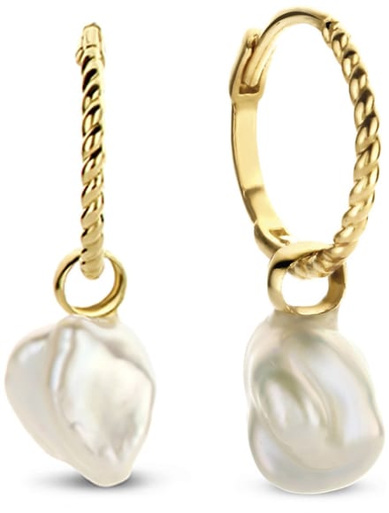 Jackie Pearl of Marrakech Earrings 14 Karaat Goud