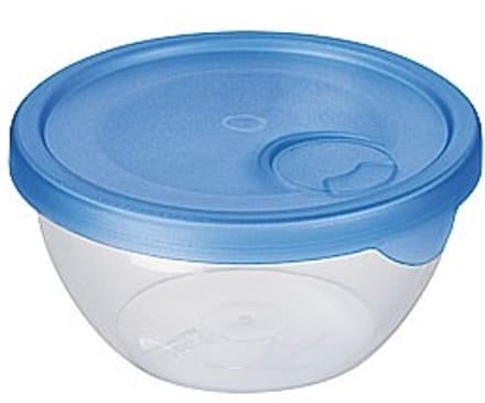 Sunware - Voorraaddoos 0,5 liter | Transparant/Blauw