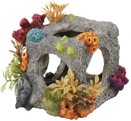 Ebi Decor Cube Habitat - Aquariumdecoratie  - 12 x 11.5 x 11 cm