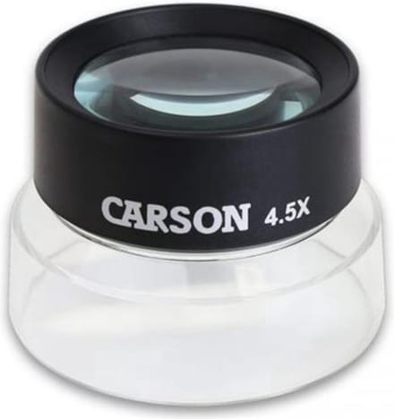 Carson Opzetloep Ll-55 4,5x - 75mm Glas/acryl Zwart/transparant
