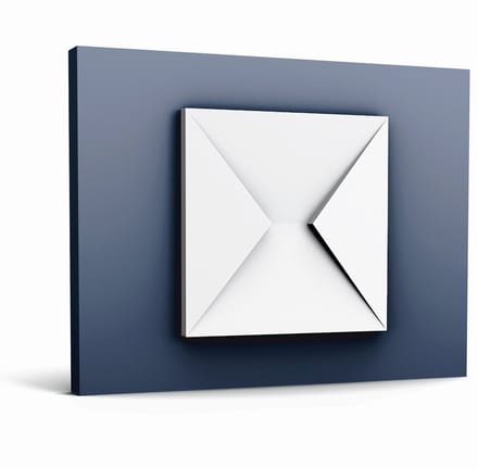 3d muurpaneel Orac Decor W106 MODERN ENVELOP wandpaneel sierelement modern design wit