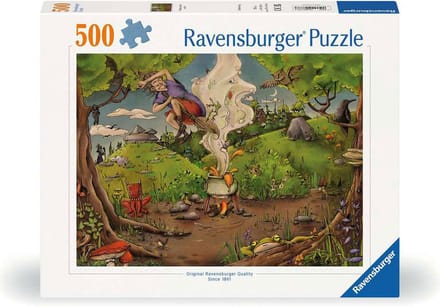 Ravensburger puzzel Bij de bosheks - Legpuzzel - 500 stukjes