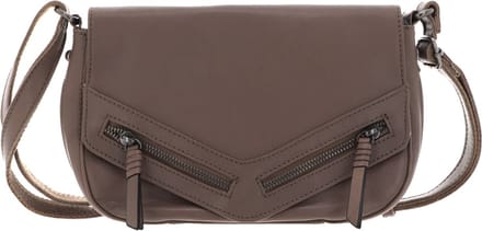 FREDsBRUDER Leren Schoudertas FB Crossbody Bag Soft Taupe Bruine