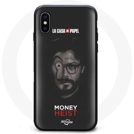 Coque - La Casa De Papel - Iphone XS Max - Souple - Noir - Mixte