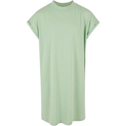 Urban Classics - Turtle Extended Shoulder Kinder Korte jurk - Kids 110/116 - Groen