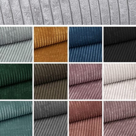 Palletkussens van corduroy voor EU-pallets in vele kleuren