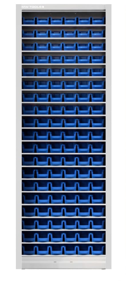 Bakjeskast zonder deuren 114 bakjes MW Tools DEBK95