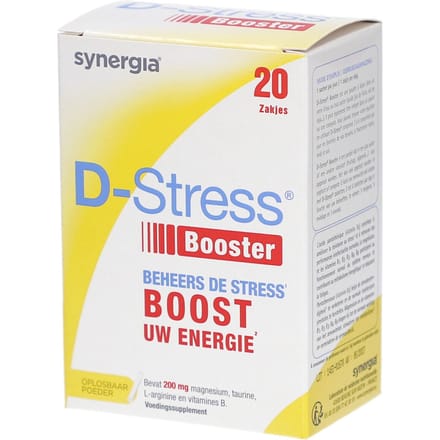 Synergia D-Stress Booster Poeder 20 Zakje