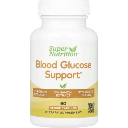 Super Nutrition, Soutien de la glycémie, 60 gélules végétales