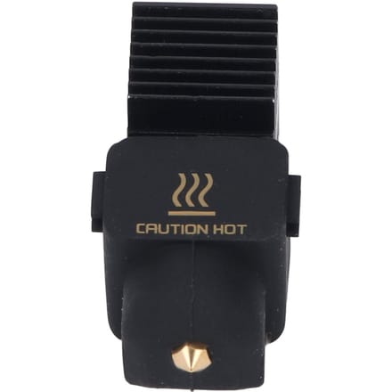 Messing Nozzle Hot End Kit Extrusie Verwarmingsblok met Hittebestendige Siliconen Sok voor Bambu Lab A1 black