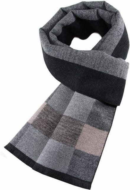 Warme Tartan Schaal voor Heren Lange en Lichte Winter Sjaal
