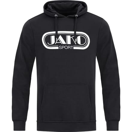 Jako Retro Sweater Met Kap Heren - Zwart | Maat: M