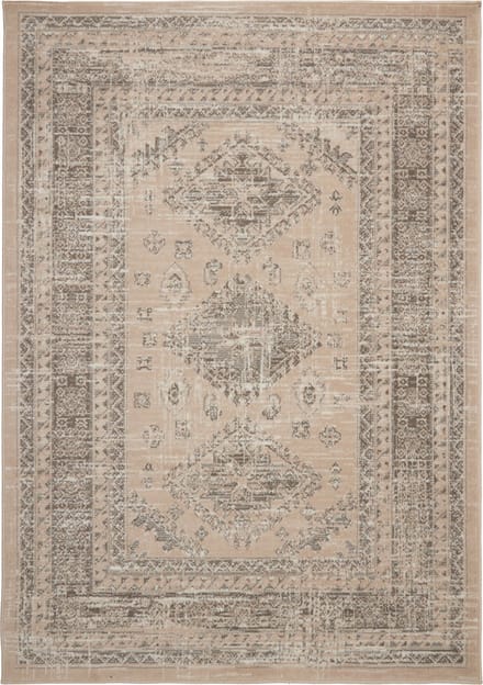 Vintage vloerkleed Aila Zand/Beige - 190 x 280 cm - (L)