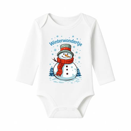 Ice ice Baby - Rompertje - Romper Wit - Maat 80