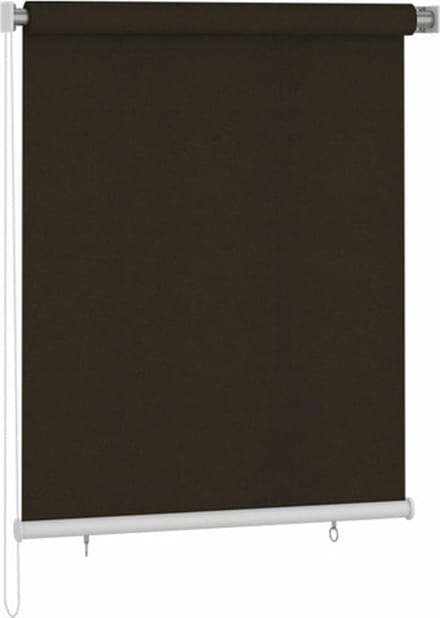 vidaXL - Rolgordijn - voor - buiten - 125(B)x140(H) - cm - bruin