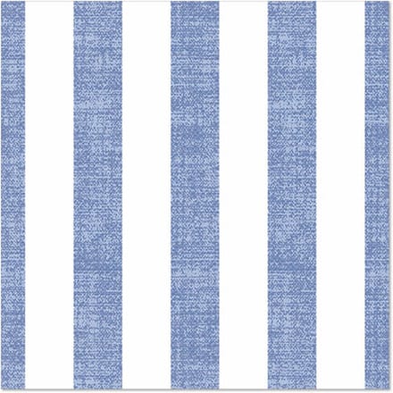 50 Servetten ROYAL Collection 1/4 vouw 40 cm x 40 cm blauw Lines
