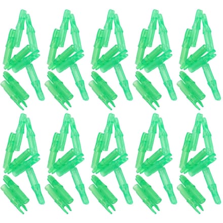 100 stuks Boogschieten Pijl Nok Duurzame Plastic Inzetstuk Pijl Nokken Lichtgewicht Pijl Nokken Vervanging