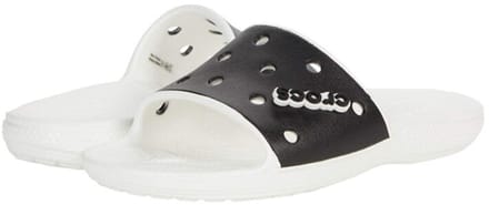Crocs Classic Colorblock Slide Wit/Zwart Maat 37/38 US M5/W7