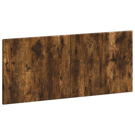vidaXL - Wandgemonteerd - Hoofdbord - BREDA - Gerookt - eiken - Bewerkt - hout