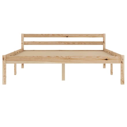 vidaXL - Bedframe - massief - grenenhout - 140x200 - cm