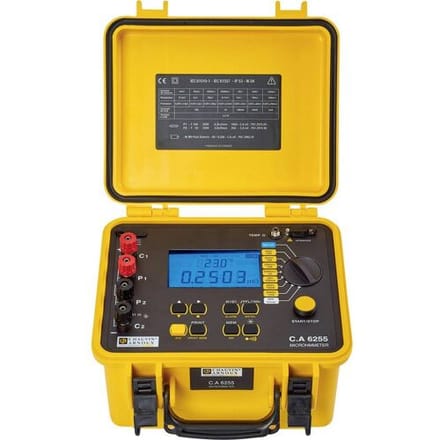 Chauvin Arnoux CA 6255 micro-ohmmeter