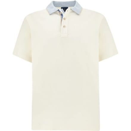 Paul & Shark Polo Aqua Touch Soft Cotton Interlock Blanc De Blanc / male