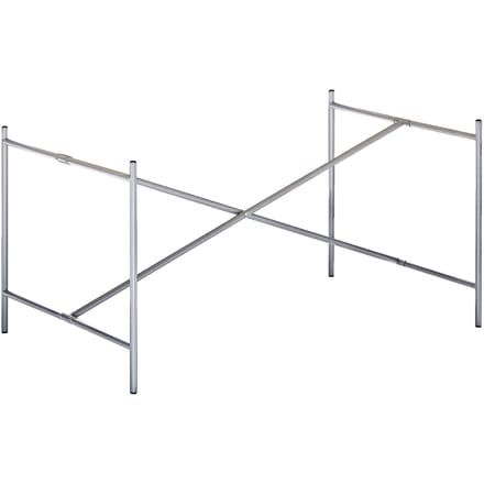 Richard Lampert Eiermann 2 tafelframe - verchroomd - middelste stut - 80 x 66 cm - zonder verlenging (hoogte 66 cm)