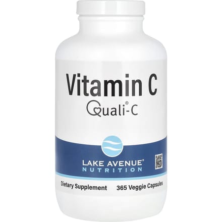 Vitamine C, Quali-C, Vegetarische Capsules 365 Tabletten (1.000 mg per capsule)