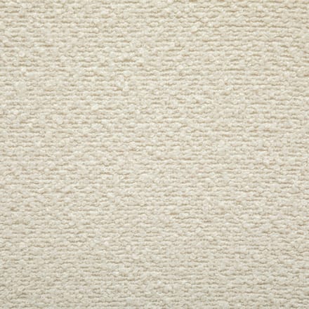 Atmosphera Sevi Poef - Bouclé - Wit