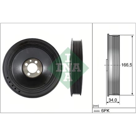 Schaeffler Ina Riemschijf, krukas INA 544 0157 10