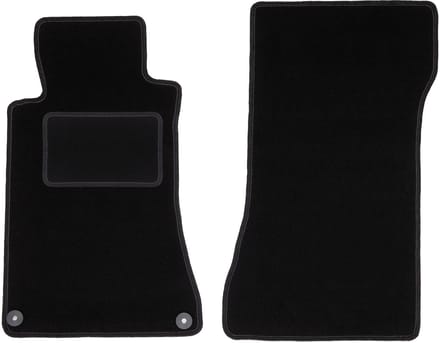 Voormatten zwart voor: Mercedes C W203 coupé (2000-2008)