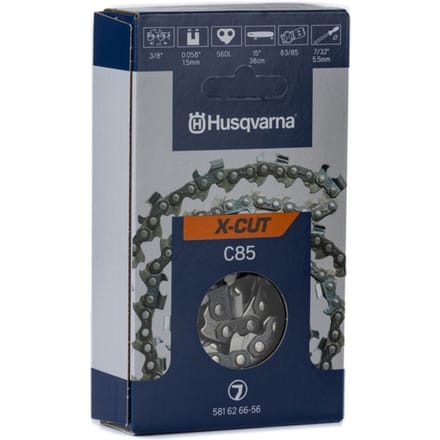 Husqvarna C85 X-Cut Zaagketting Haaks - 3/8” - 1,5mm - 56 Schakels - 38CM