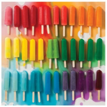 Rainbow Popsicles 500 Piece Puzzle - Galison