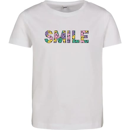 Kinder-T-shirt Mister Tee Colorful Smile Short Sleeve