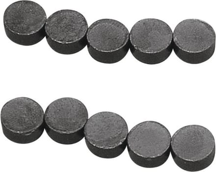 Rayher hobby magneten - 30x - rond - knutsel/koelkast magneten - 8 x 4 mm