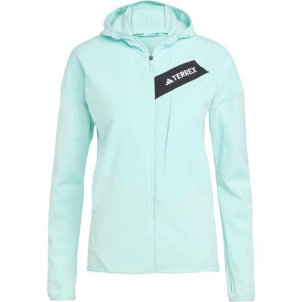 adidas Terrex TRK ClimaWarm Fleece Hardloopjas Dames-Turkoois