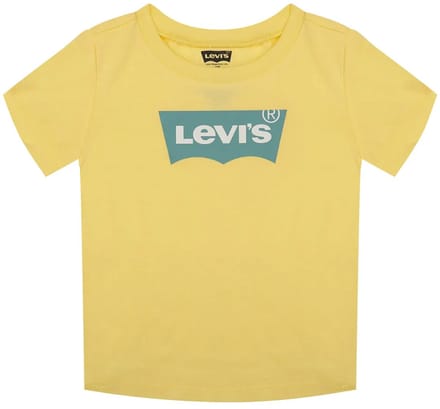 Levi´s ® Kids Batwing T-shirt Met Korte Mouwen Geel 9 Months Jongen