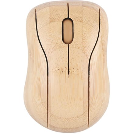 Computer Draadloze Apparaten 2.4GHz Draadloze Verbinding Plug en Play Bamboe Hout Computerbediening Mouse