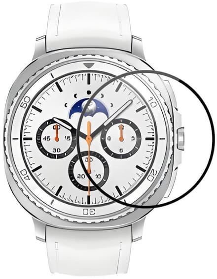 By Qubix - Screen protector - Full cover - Geschikt voor de Samsung Galaxy Watch 8 Classic - 46mm