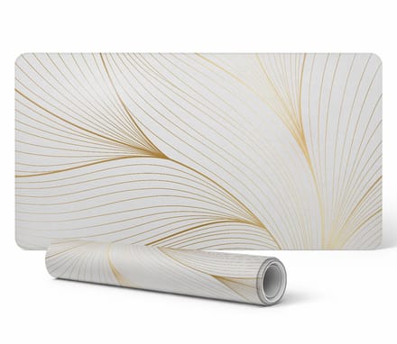 Bureauonderlegger voor grafisch ontwerpers en vormgevers, elegante lijnen, 90x45 cm