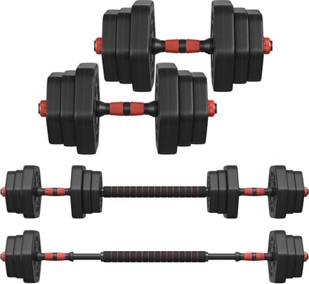 SONGMICS - Dumbells - Dumbells Set - Dumbells 10 kg - Hexagon Dumbells - Voor Krachttraining