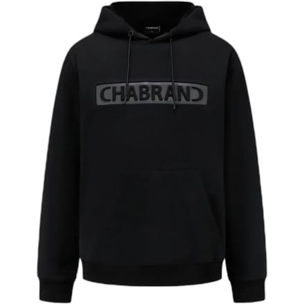 Hoody met ingekaderd logo Chabrand