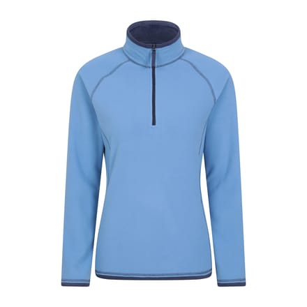 Mountain Warehouse Dames/Dames Montana Half Zip Fleece Top (Donkerblauw)