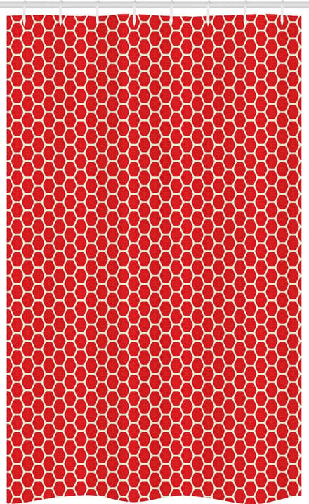 ABAKUHAUS Douchegordijn 120x180 – mintgroen & koraal, polyester