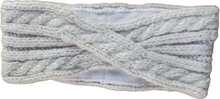 Haarband gebreid met brushed effect, fleece voering binnenin.
