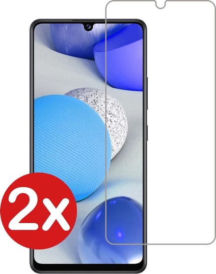Screenprotector - 2 Stuks - Geschikt voor Samsung Galaxy A42 - Extra Sterk - Beschermglas - Gehard Glas - Tempered Glass - Screen Protector