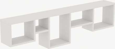 Asir - Wandplank - Wit - 120 x 17 x 32 cm