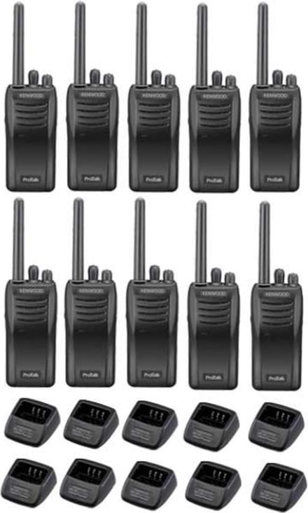 Set van 12 stuks Kenwood TK-3501 PMR446 met tafelladers