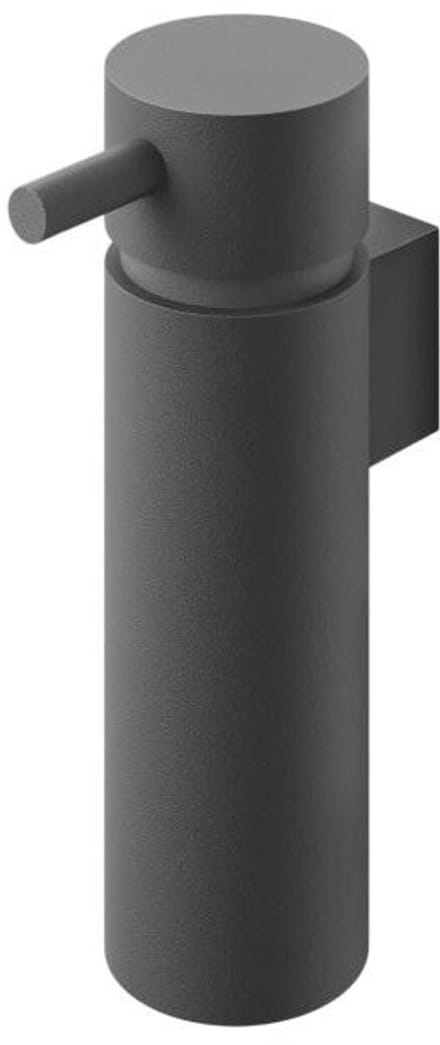 Zack Manola wand lotiondispenser 5x16.5cm RVS zwart
