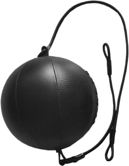 Boks Reflex Bal - Bokstrainer Bal - Verbeter Coördinatie - Robuuste Constructie - Diameter 20 cm - Zwart
